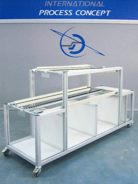 TROLLEYS AND HANDLING MATERIALS<br />Packing rack