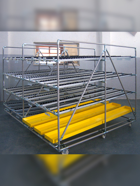 TROLLEYS AND HANDLING MATERIALS<br />Supply rack